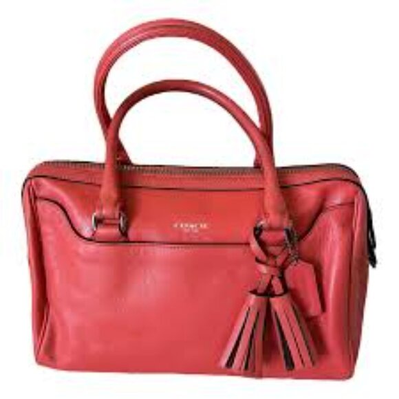 GUC Coach Legacy Haley Leather Handbag PINK - Picture 1 of 10